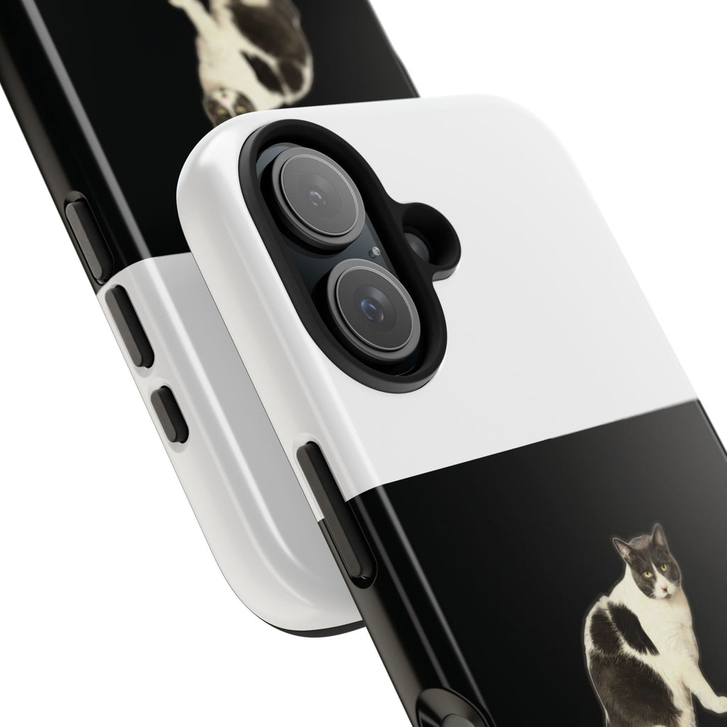 Phone Case — "Cat Mom. Deal Closer." Black Cat Protective Tough Case