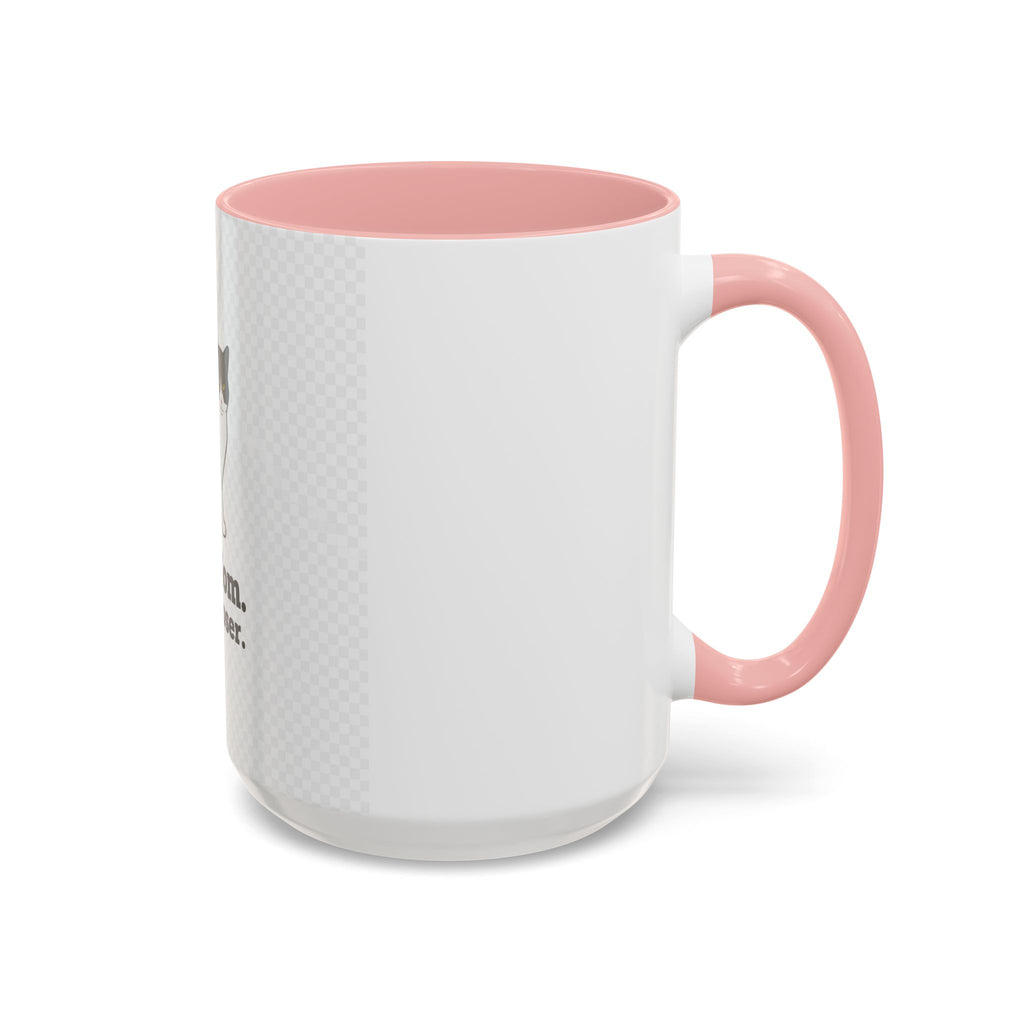 Cat Mom Coffee Mug — "Cat Mom. Deal Closer." Accent 11/15oz