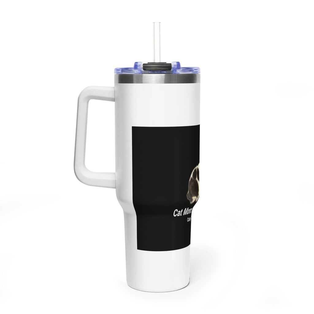40oz Cat Mom. Deal Closer. Vacuum Tumbler | Catsy Closers