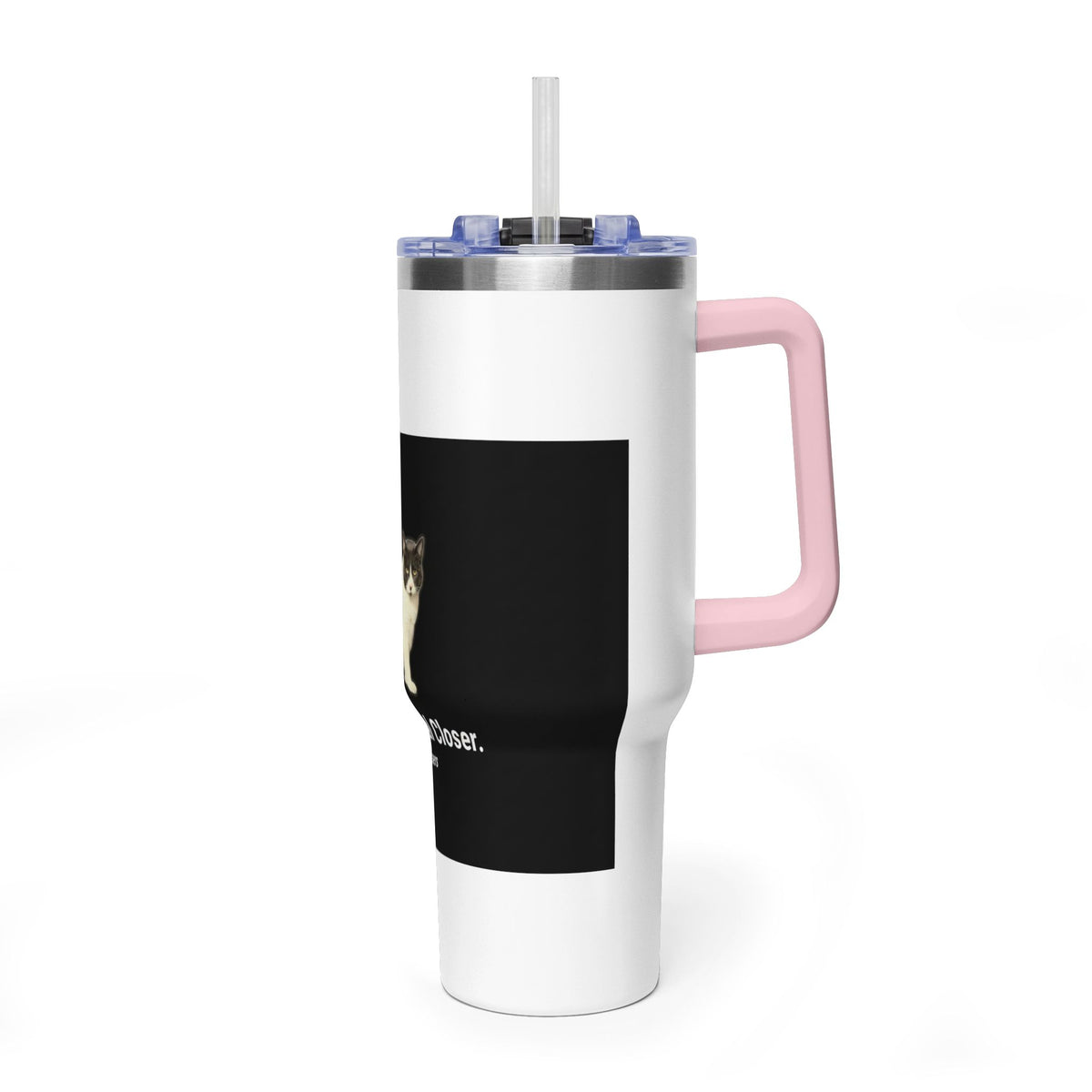 40oz Cat Mom. Deal Closer. Vacuum Tumbler | Catsy Closers