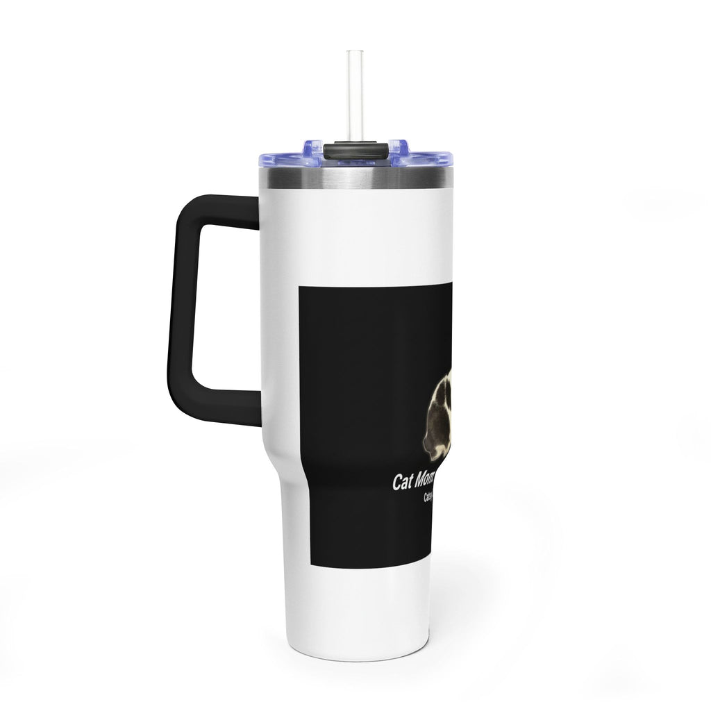 40oz Cat Mom. Deal Closer. Vacuum Tumbler | Catsy Closers