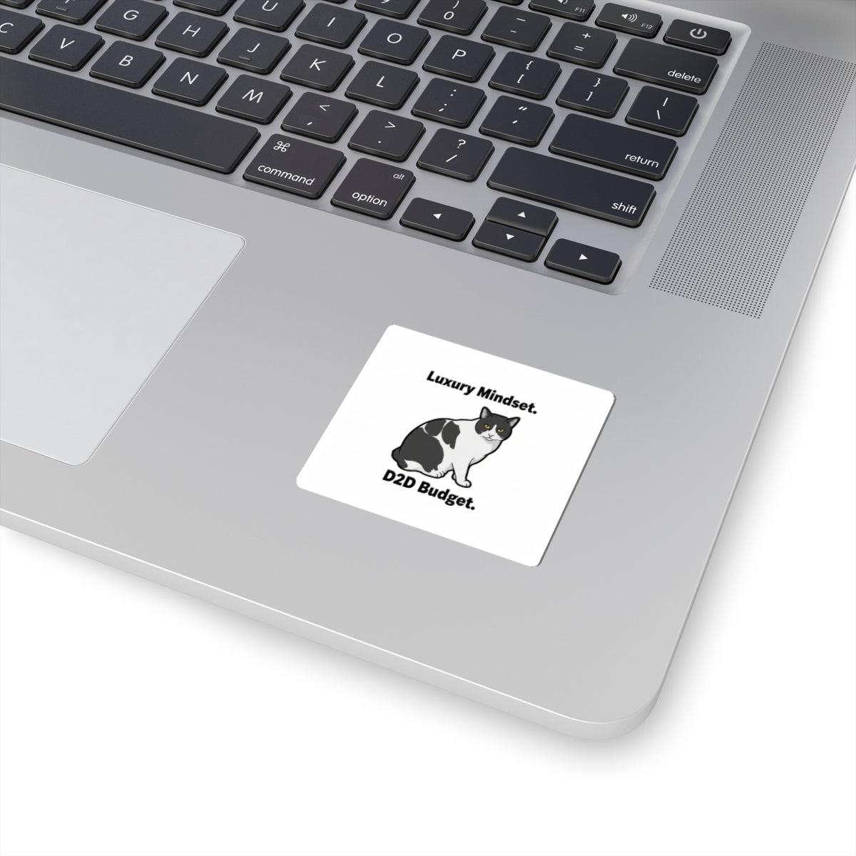 Luxury Mindset D2D Budget Sticker — "Aim High. Grind Daily." | Catsy Closers
