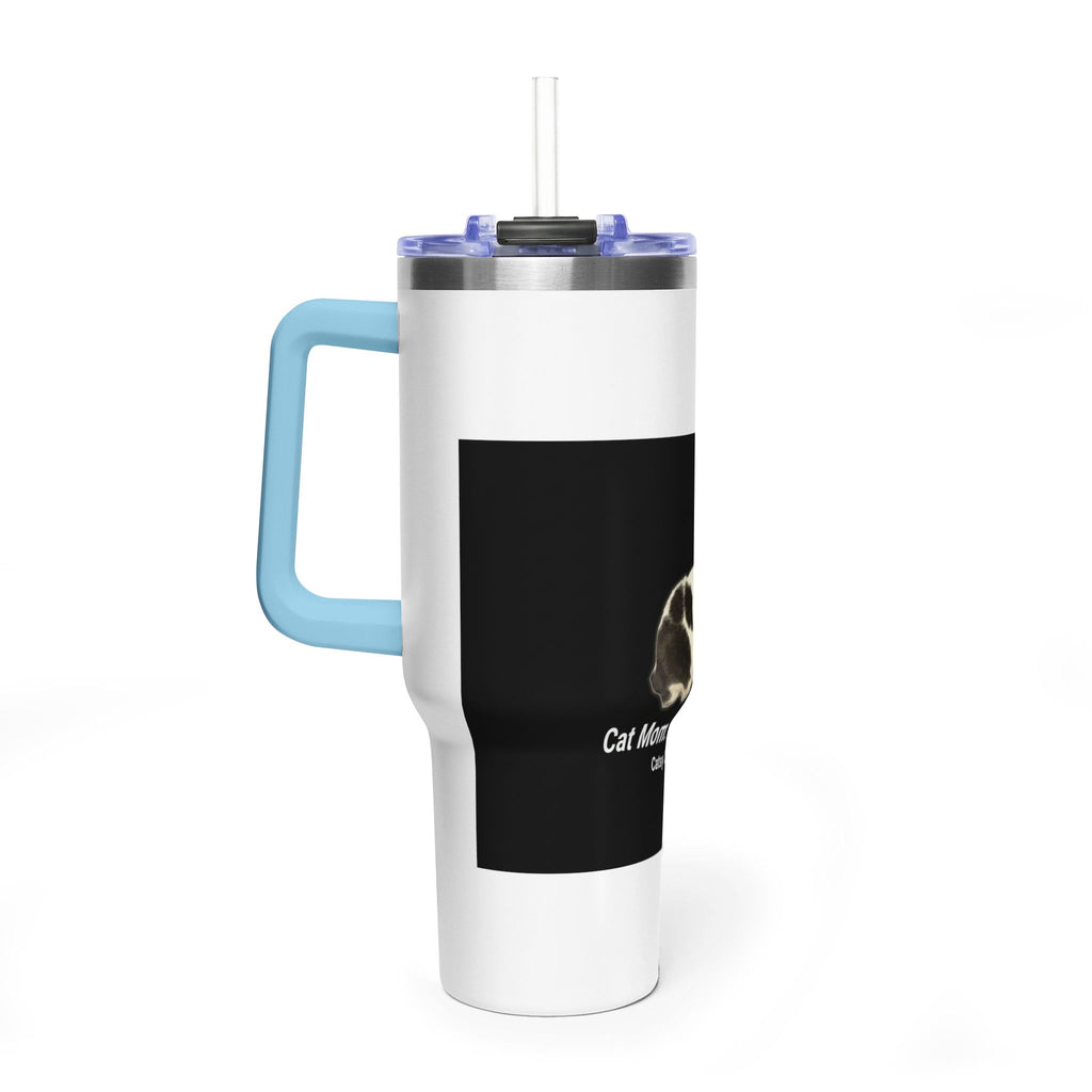40oz Cat Mom. Deal Closer. Vacuum Tumbler | Catsy Closers