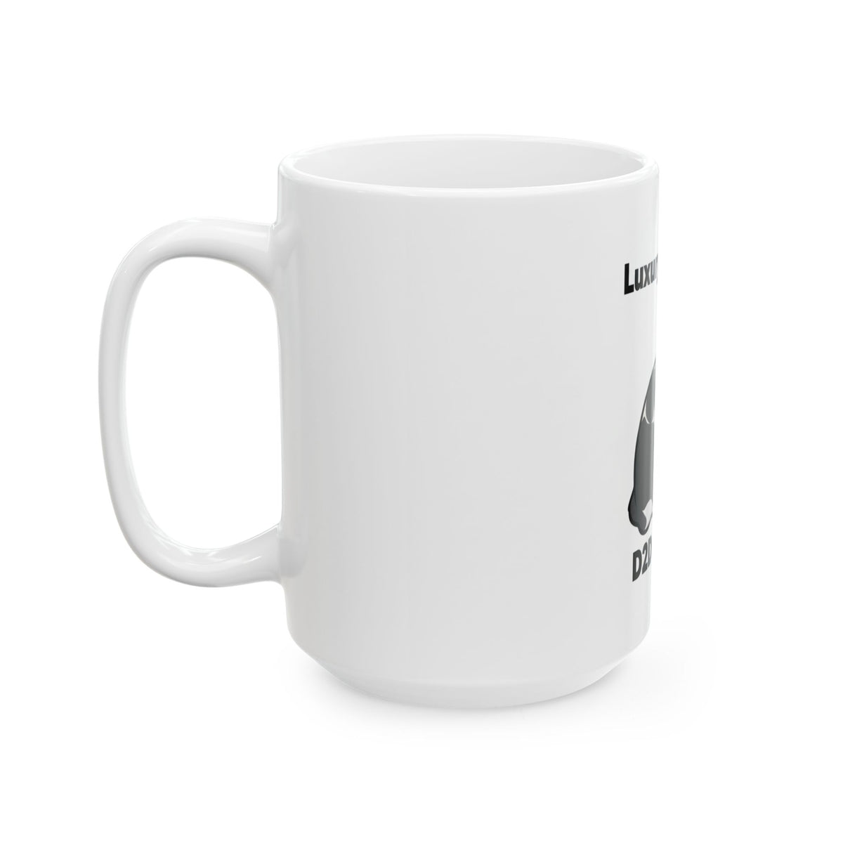 Luxury Mindset D2D Budget Cat Mug — "Aim High. Grind Daily." | Catsy Closers