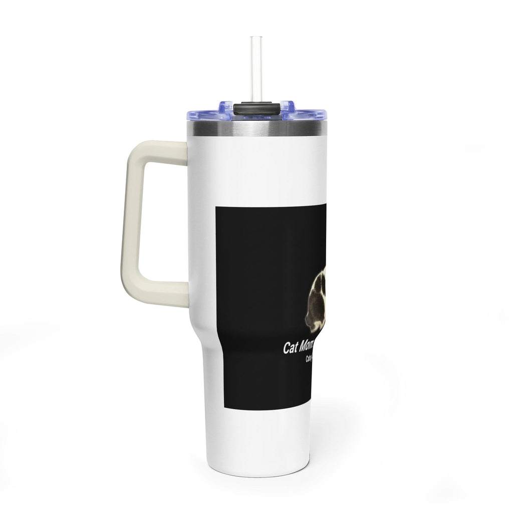 40oz Cat Mom. Deal Closer. Vacuum Tumbler | Catsy Closers