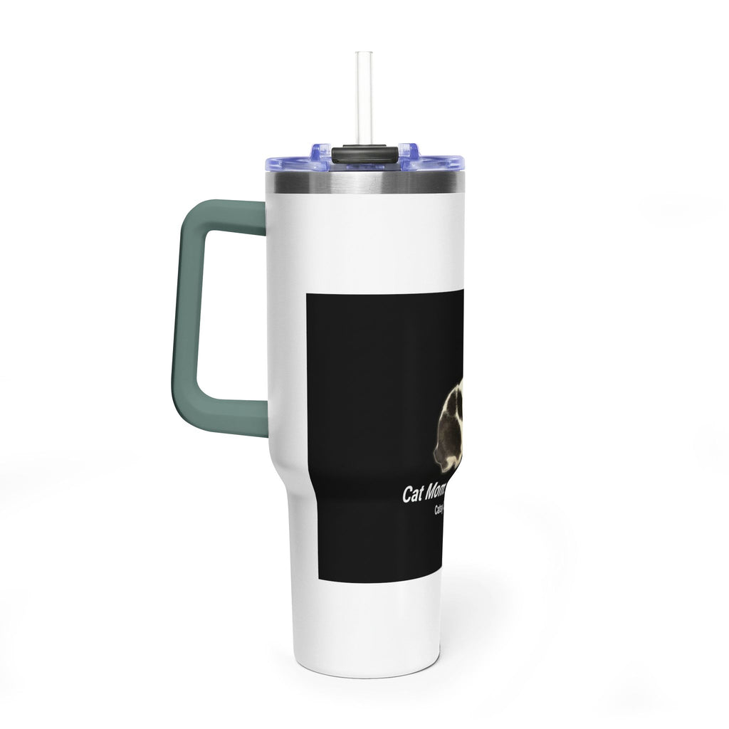 40oz Cat Mom. Deal Closer. Vacuum Tumbler | Catsy Closers