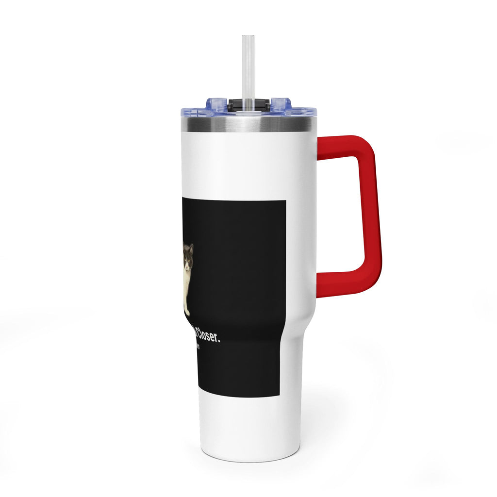 40oz Cat Mom. Deal Closer. Vacuum Tumbler | Catsy Closers