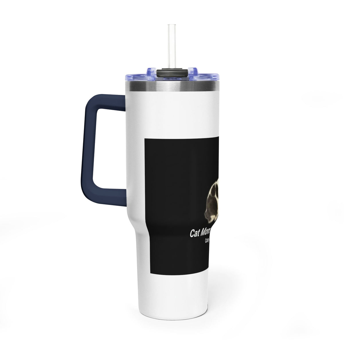40oz Cat Mom. Deal Closer. Vacuum Tumbler | Catsy Closers