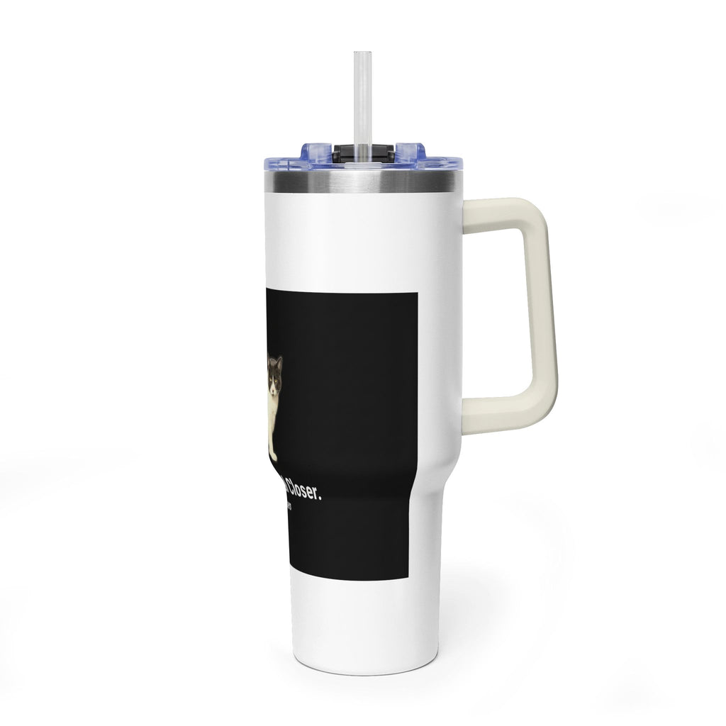 40oz Cat Mom. Deal Closer. Vacuum Tumbler | Catsy Closers
