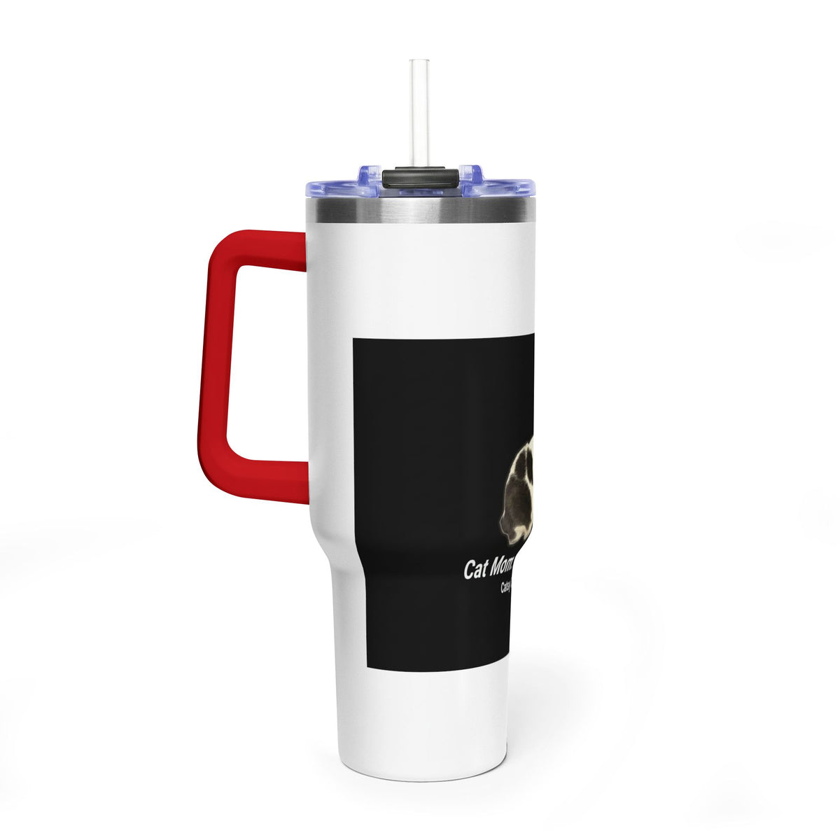 40oz Cat Mom. Deal Closer. Vacuum Tumbler | Catsy Closers