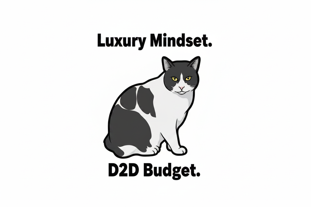 Luxury Mindset D2D Budget graphic